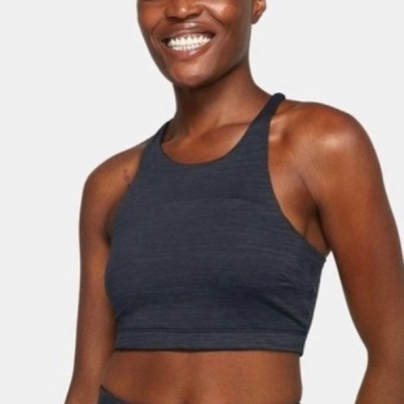 Outdoor Voices Crop Top TechSweat Move Free Night Sports Bra Size Medium - Picture 7 of 7